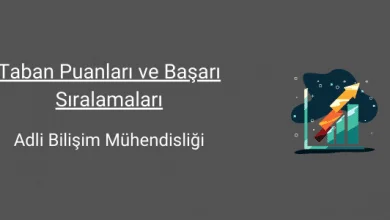 adli bilişim mühendisliği taban puanları ve başarı sıralamaları
