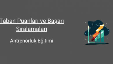 antrenörlük eğitimi taban puanları ve başarı sıralamaları
