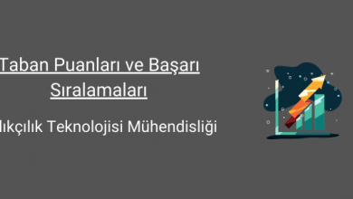 balıkçılık teknolojisi mühendisliği taban puanları ve başarı sıralamaları