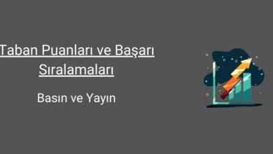basın ve yayın taban puanları ve başarı sıralamaları