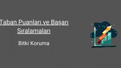 bitki koruma taban puanları ve başarı sıralamaları