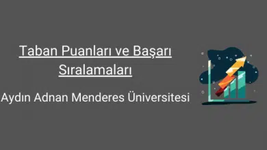 adnan menderes üniversitesi taban puanları