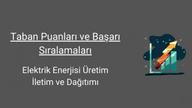 elektrik enerjisi üretim, iletim ve dağıtımı taban puanları ve başarı sıralamaları