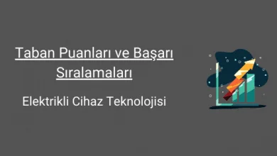 elektrikli cihaz teknolojisi taban puanları ve başarı sıralamaları