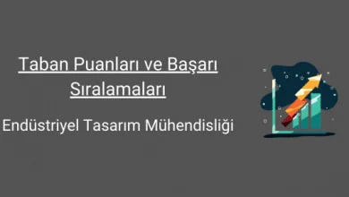 endüstriyel tasarım mühendisliği taban puanları ve başarı sıralamaları