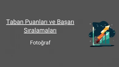fotoğraf taban puanları ve başarı sıralamaları