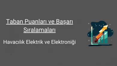 havacılık elektrik ve elektroniği taban puanları ve başarı sıralamaları