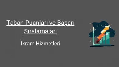 ikram hizmetleri taban puanları ve başarı sıralamaları