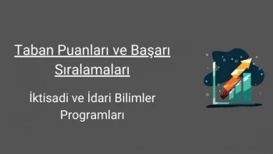 iktisadi ve idari bilimler programları taban puanları ve başarı sıralamaları