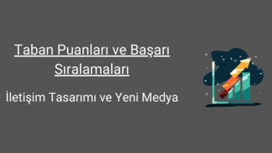 iletisim tasarimi ve yeni medya taban puanları ve başarı sıralamaları