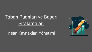 insan kaynakları yönetimi taban puanları ve başarı sıralamaları