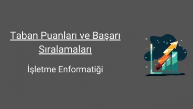 işletme enformatiği taban puanları ve başarı sıralamaları