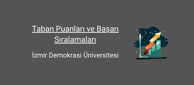 İzmir Demokrasi Üniversitesi 2021 Taban Puanları ve Başarı ...