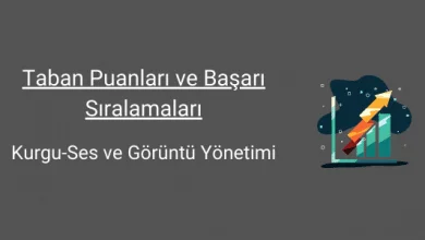 kurgu ses ve görüntü yönetimi taban puanları ve başarı sıralamaları