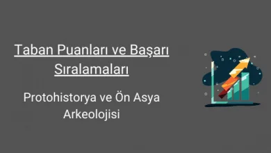 protohistorya ve ön asya arkeolojisi taban puanları ve başarı sıralamaları