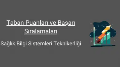 sağlık bilgi sistemleri taban puanları ve başarı sıralamaları