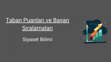 siyaset bilimi taban puanları ve başarı sıralamaları