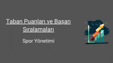 spor yönetimi taban puanları ve başarı sıralamaları