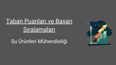 su ürünleri mühendisliği taban puanları ve başarı sıralamaları