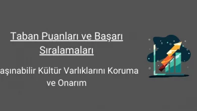 kültür varlıklarını koruma ve onarım taban puanları ve başarı sıralamaları