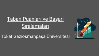 gaziosmanpaşa üniversitesi taban puanları
