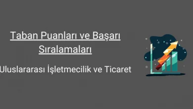 uluslararası işletmecilik ve ticaret taban puanları ve başarı sıralamaları