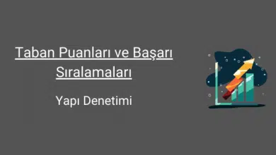 yapı denetimi taban puanları ve başarı sıralamaları