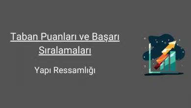 yapı ressamlığı taban puanları ve başarı sıralamaları
