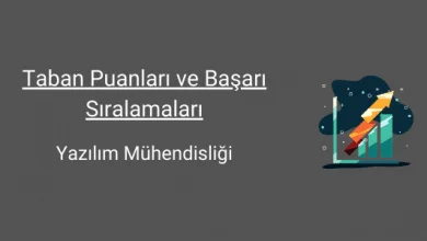 yazılım mühendisliği taban puanları ve başarı sıralamaları