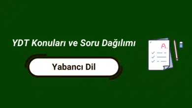 ydt yabancı dil konuları ve soru dağılımı