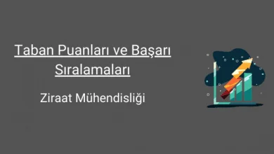 ziraat mühendisliği taban puanları ve başarı sıralamaları
