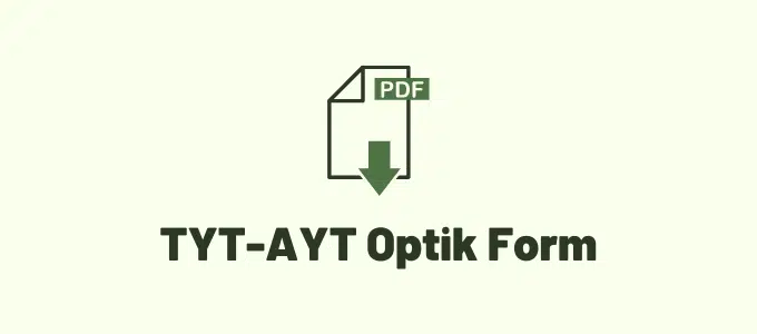 tyt-ayt optik form pdf